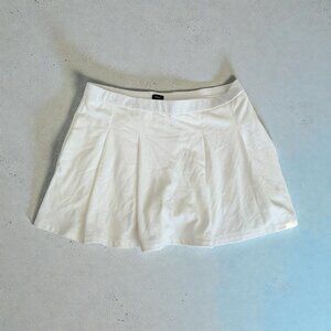 EXPRESS Women's White Sweatskirt Active Skort Size XL NEW NWT